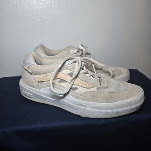 Vans Off The Wall 721454 Sneakers Mens 5 Womens 6.5 In Bone